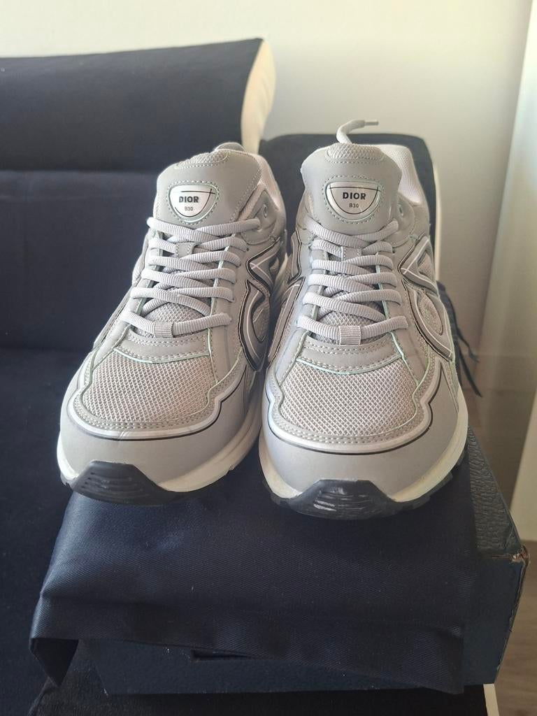 Dior Shonen Sneakers - Stijlvolle Grijze Sportschoenen, Overige kleuren, Ophalen of Verzenden, Dior, Sneakers of Gympen