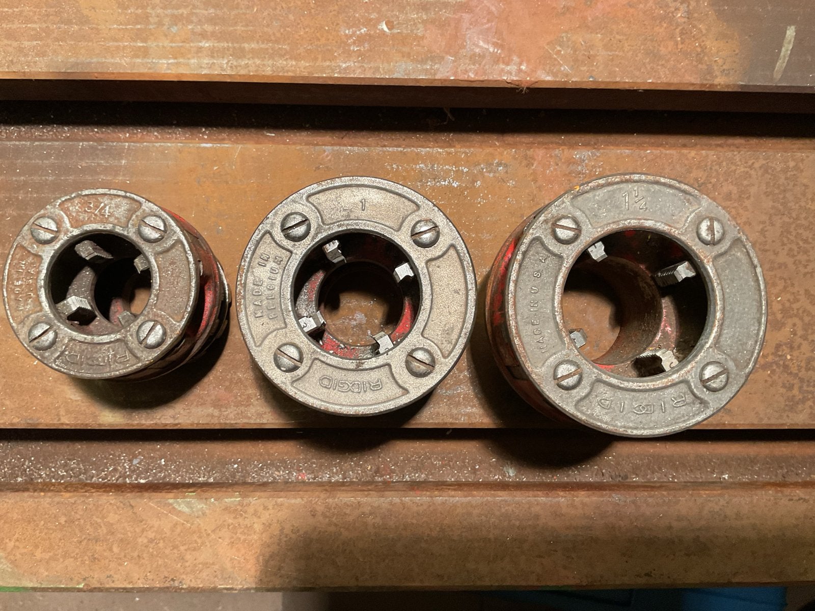 RIDGID pijpsnijkoppen 3/4, 1 en 1 1/2 inch, Doe-het-zelf en Verbouw, Gereedschap | Handgereedschap, Ophalen of Verzenden, Nieuw