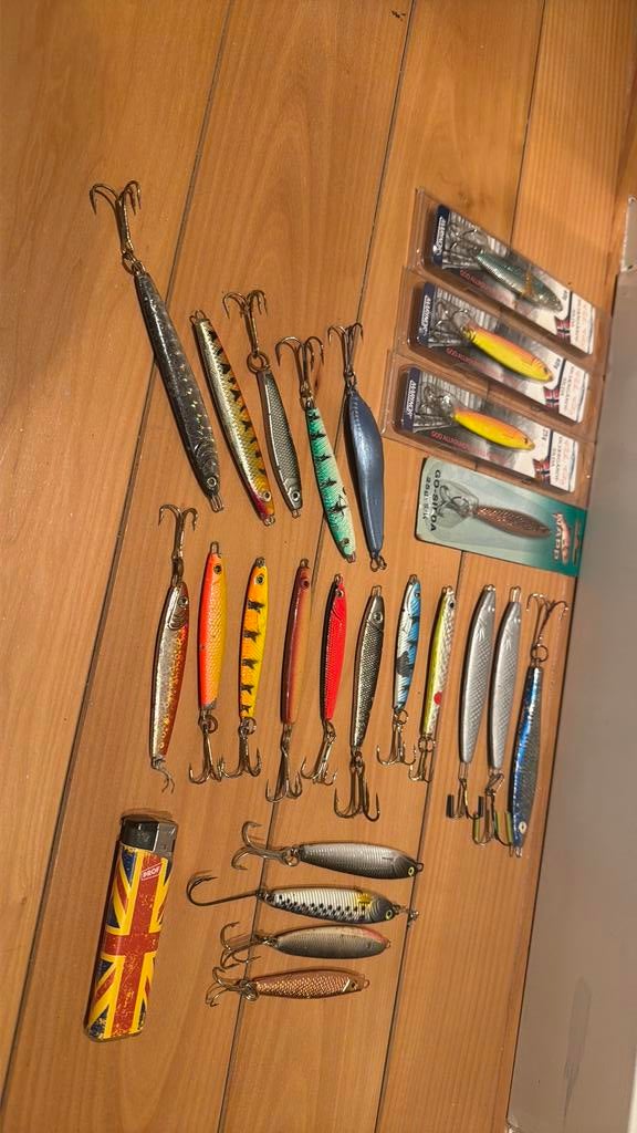 Pilkers blinkers kunstaas voor de Zeebaars, Gul,Koolvis 25st, Watersport en Boten, Ophalen of Verzenden, Zo goed als nieuw, Overige typen