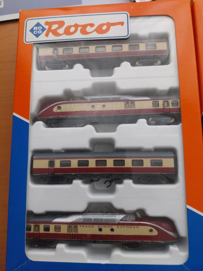 Roco Trans Europ Express Treinset 23005,23006, Ophalen of Verzenden
