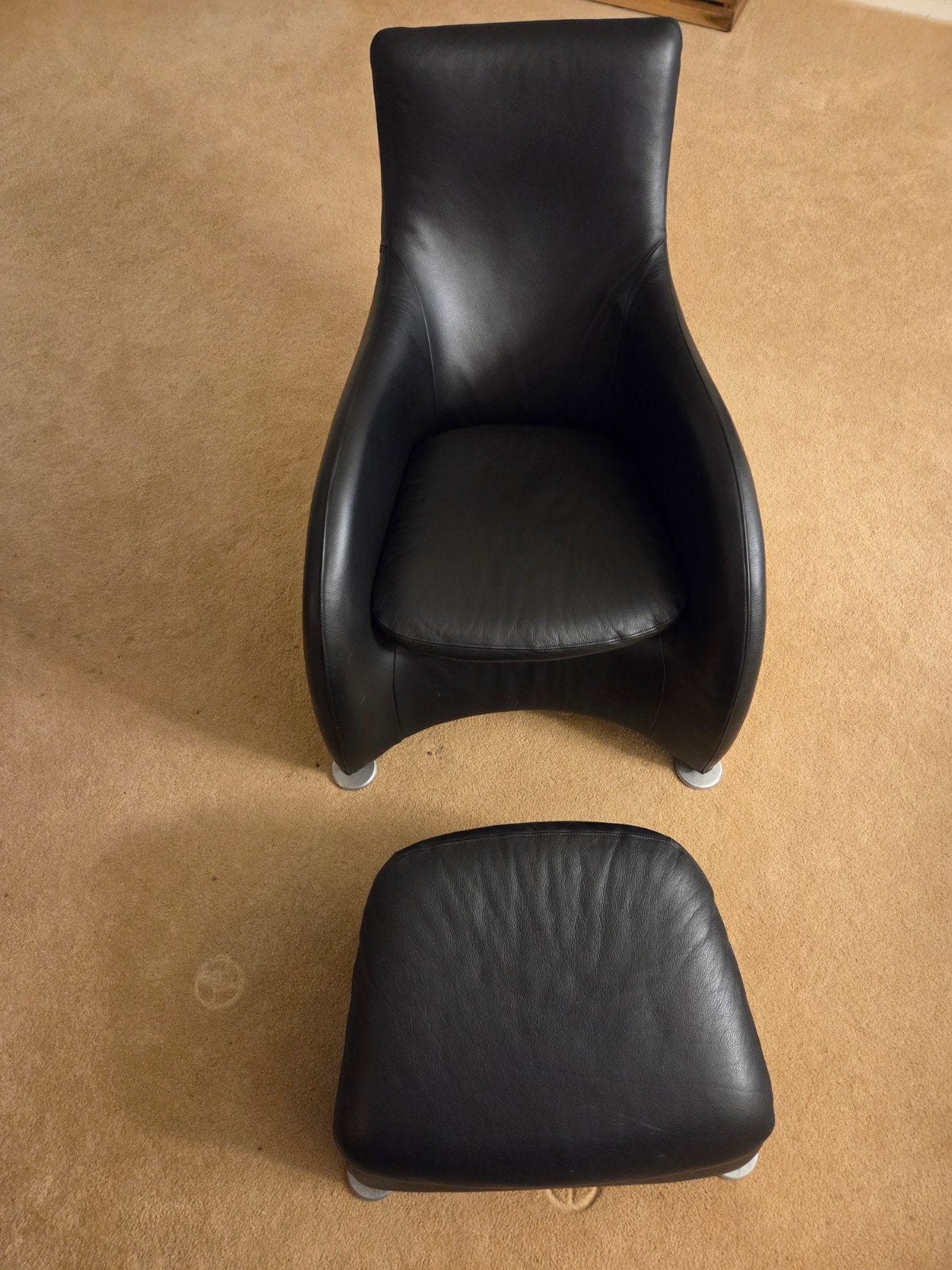 montis fauteuil met hocker gerard van de Berg, Ophalen, Minder dan 50 cm, Gebruikt, Modern comfort