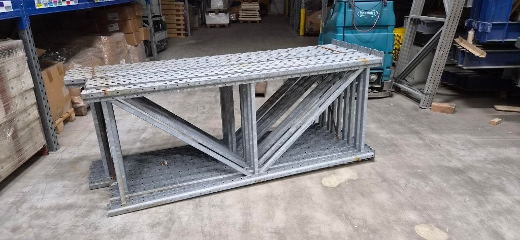 Stelling palletstelling Nimar set 8,42 mtr. koopje, Ophalen, Gebruikt, 250 mm of meer
