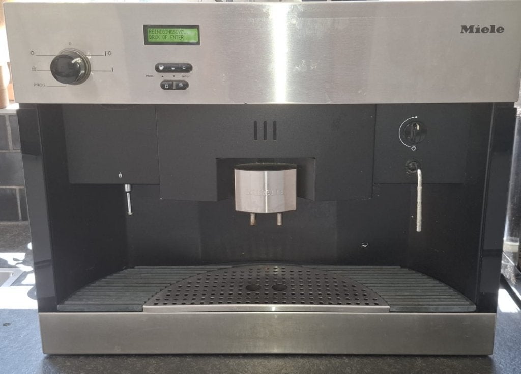 Miele CVA 620 inbouw koffiemachine – nog prima werkend!, Witgoed en Apparatuur, Koffiezetapparaten, Gebruikt, 10 kopjes of meer