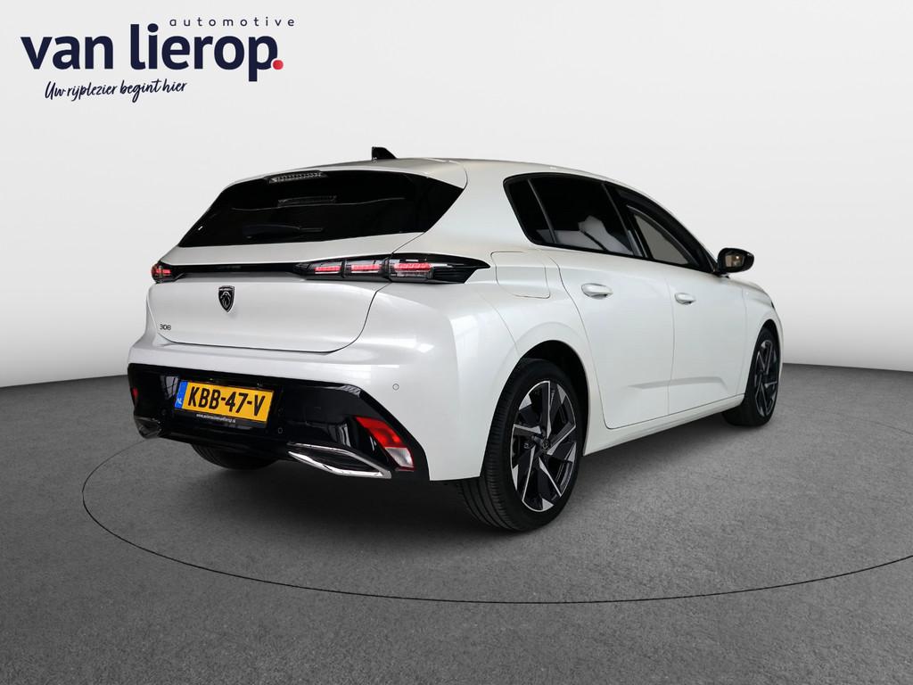 Peugeot 308 1.2 PureTech Allure Pack Business 2023 | CAMERA, Auto's, 1263 kg, Gebruikt, 1199 cc, Leder en Stof