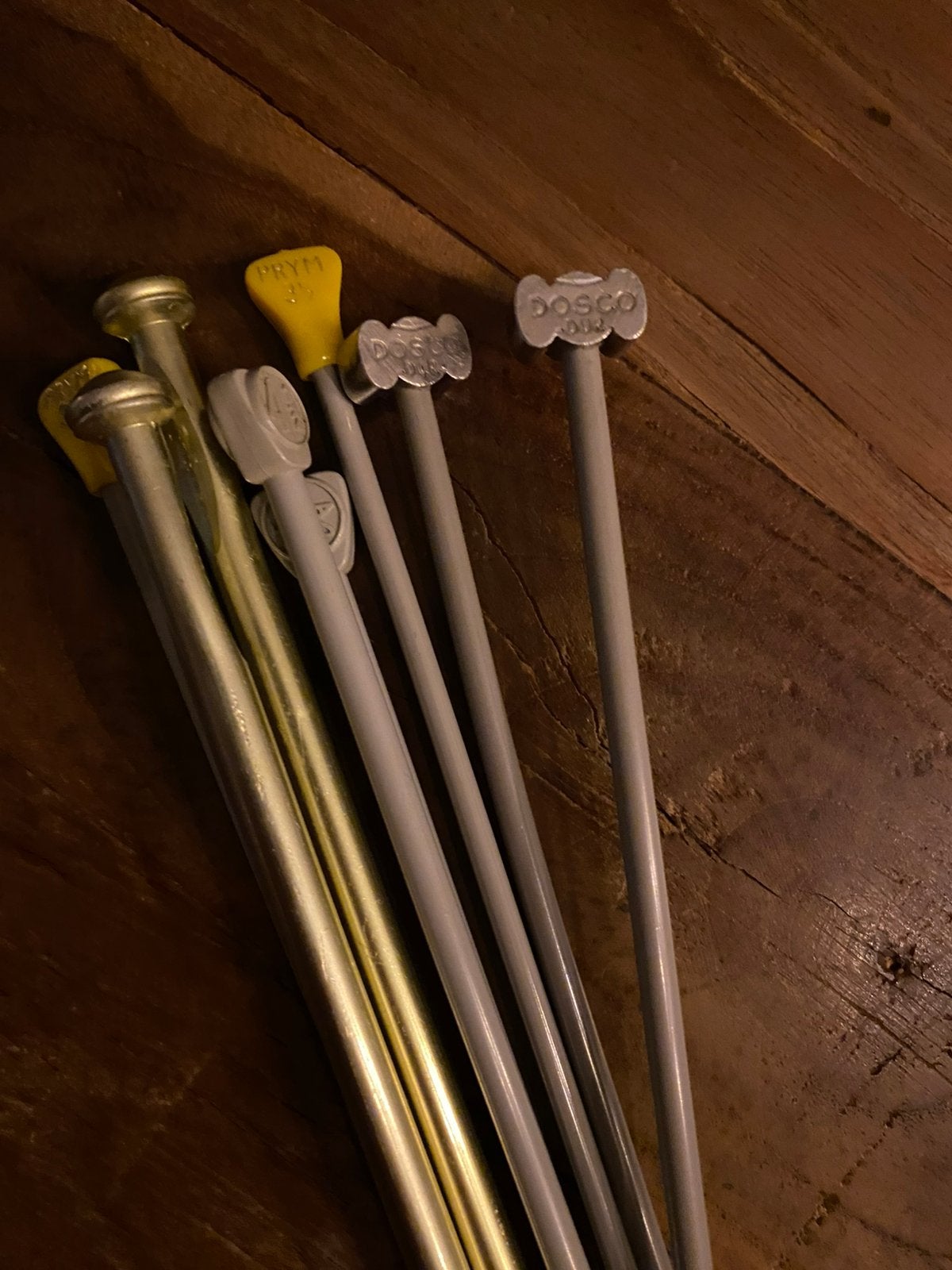 4 paar breinaalden, Hobby en Vrije tijd, Ophalen of Verzenden, Zo goed als nieuw, Breien, Naald
