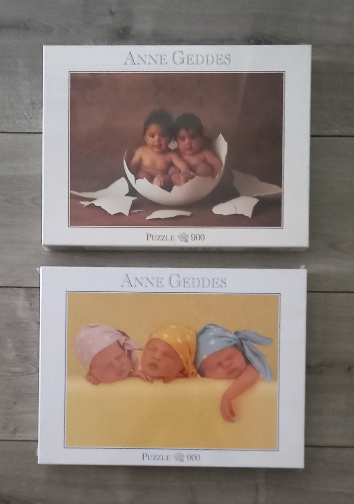 Nieuw! 3x Anne Geddes puzzel, Ophalen of Verzenden, 500 t/m 1500 stukjes, Nieuw, Legpuzzel