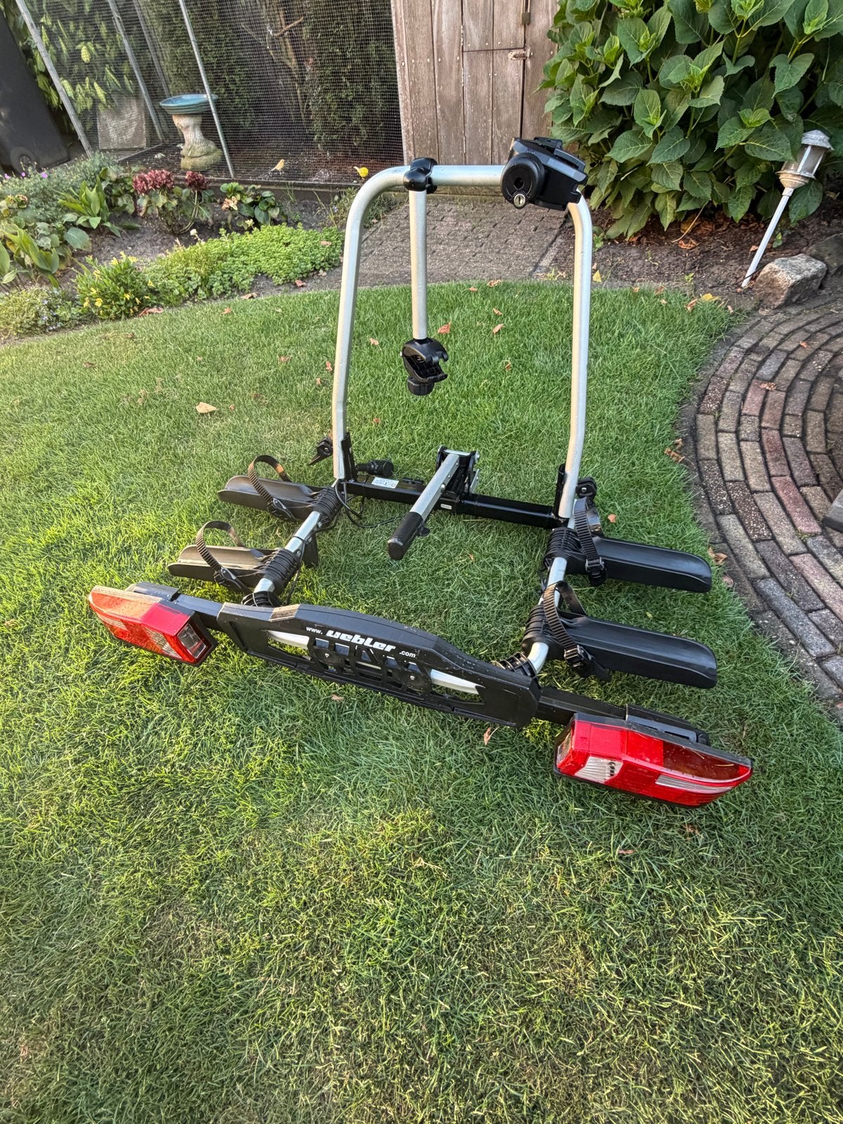 Uebler Fietsendrager F22 Volledig Opvouwbaar 60kg, Gebruikt, Ophalen of Verzenden, 2 fietsen, Trekhaakdrager