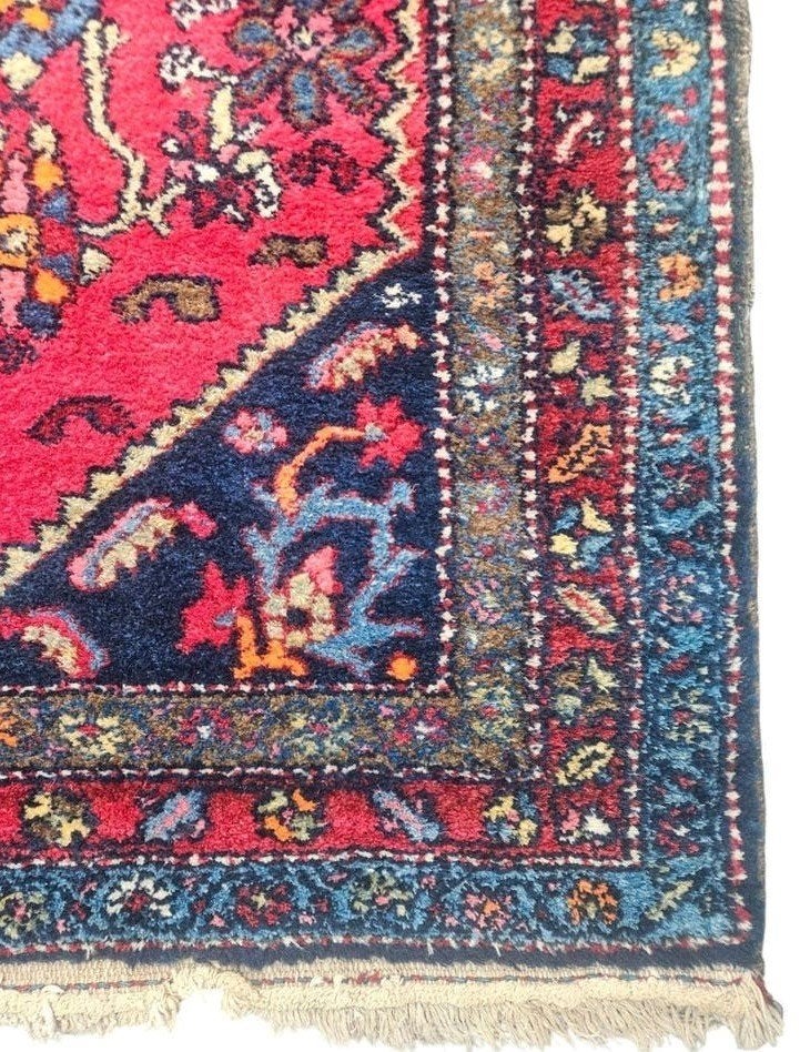 Handmade Persian wool Kelardasht carpet loper Iran 100x290cm, Gebruikt, Crème, ., Kelardasht