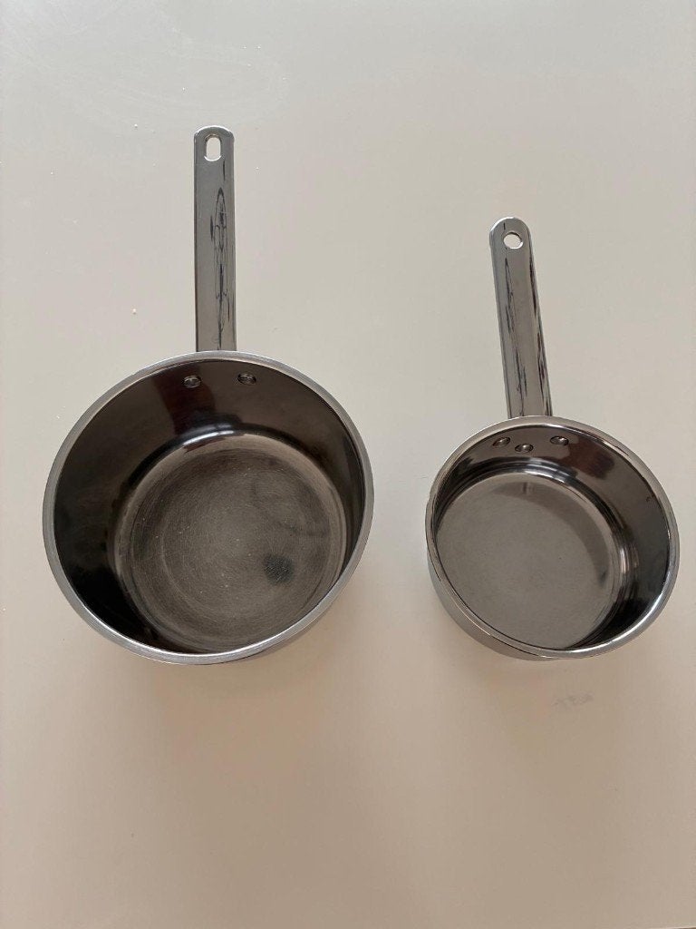 IKEA RVS Pannenset 3L + 1L – Gebruikt – €3, Huis en Inrichting, Gebruikt, Pannenset, Ophalen of Verzenden, IKEA
