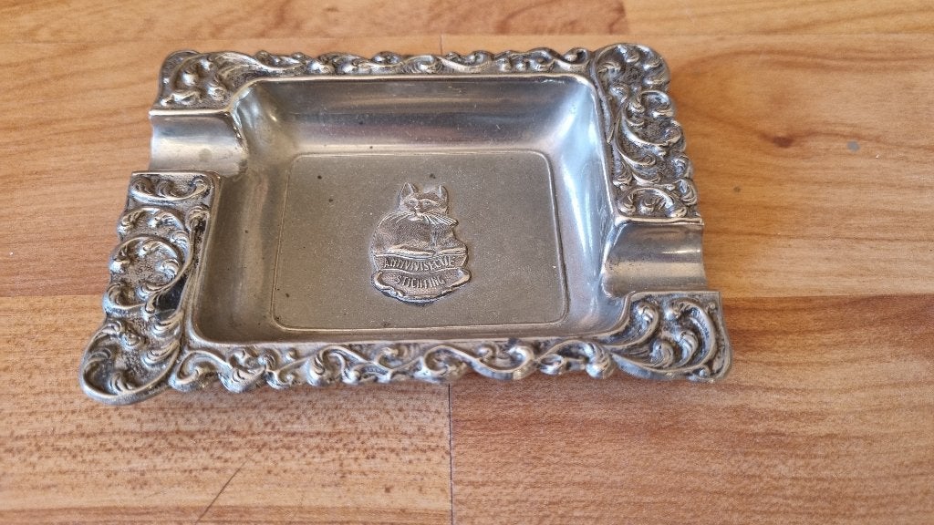 Zeldzame Vintage Kat Poes Asbak Antivivisectie Stichting, Verzenden, Gebruikt, Asbak