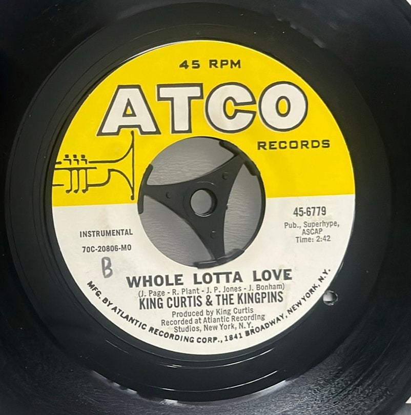 King Curtis & the Kingpins - Whole Lotta Love 7” US 1970, Cd's en Dvd's, Vinyl Singles, Gebruikt, 7 inch, Single, Ophalen of Verzenden