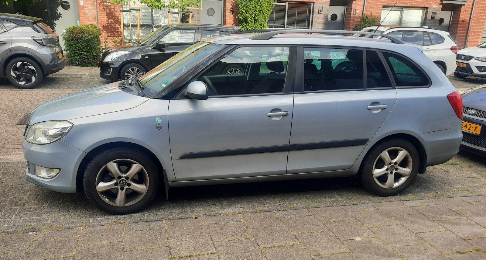 Skoda Fabia 1.2 TDI 55KW Combi 2011 Blauw 244.500 km Handel, Voorwielaandrijving, Euro 5, 1199 cc, Blauw