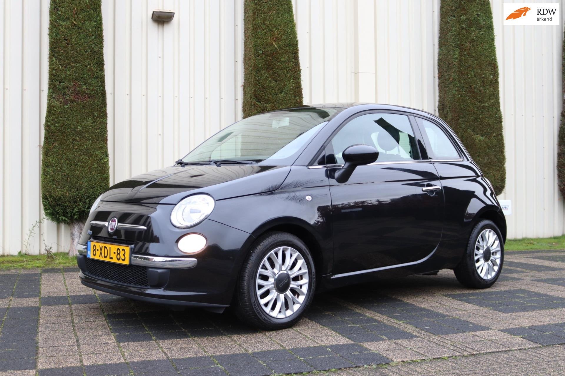 Fiat 500 0.9 TwinAir Turbo Lounge Panoramadak, Airco, LMV, Voorwielaandrijving, Stof, Gebruikt, Origineel Nederlands