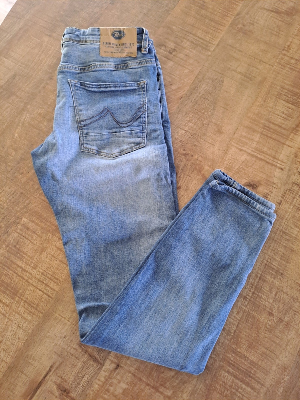 Petrol Nash spijkerbroek W30 L32 (ingekort), Kleding | Heren, Blauw, W32 (confectie 46) of kleiner, Ophalen of Verzenden, Petrol