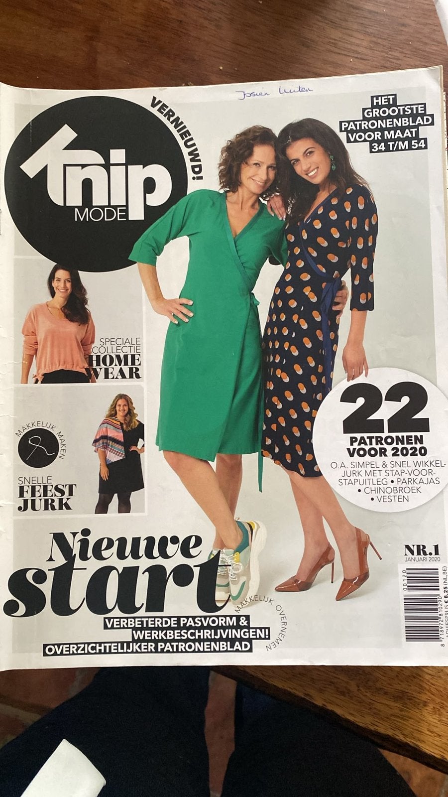 Knipmode Modebladen met patronen - van Jaargangen 2020, Ophalen, Vrouw, Knipmode, Overige typen