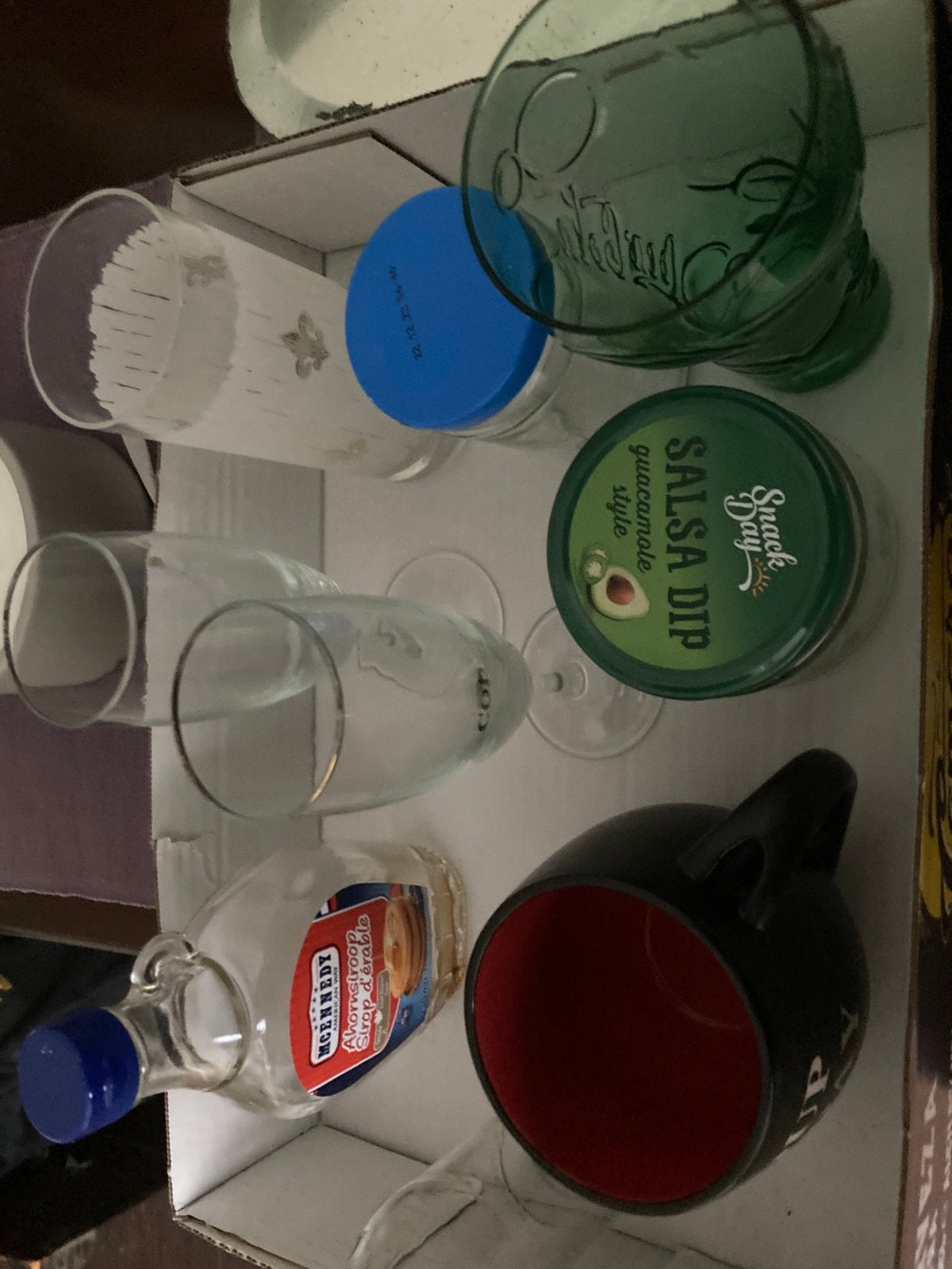 Gratis verzameling glaswerk., Verzamelen, Glas en Borrelglaasjes, Ophalen, Gebruikt, Overige typen