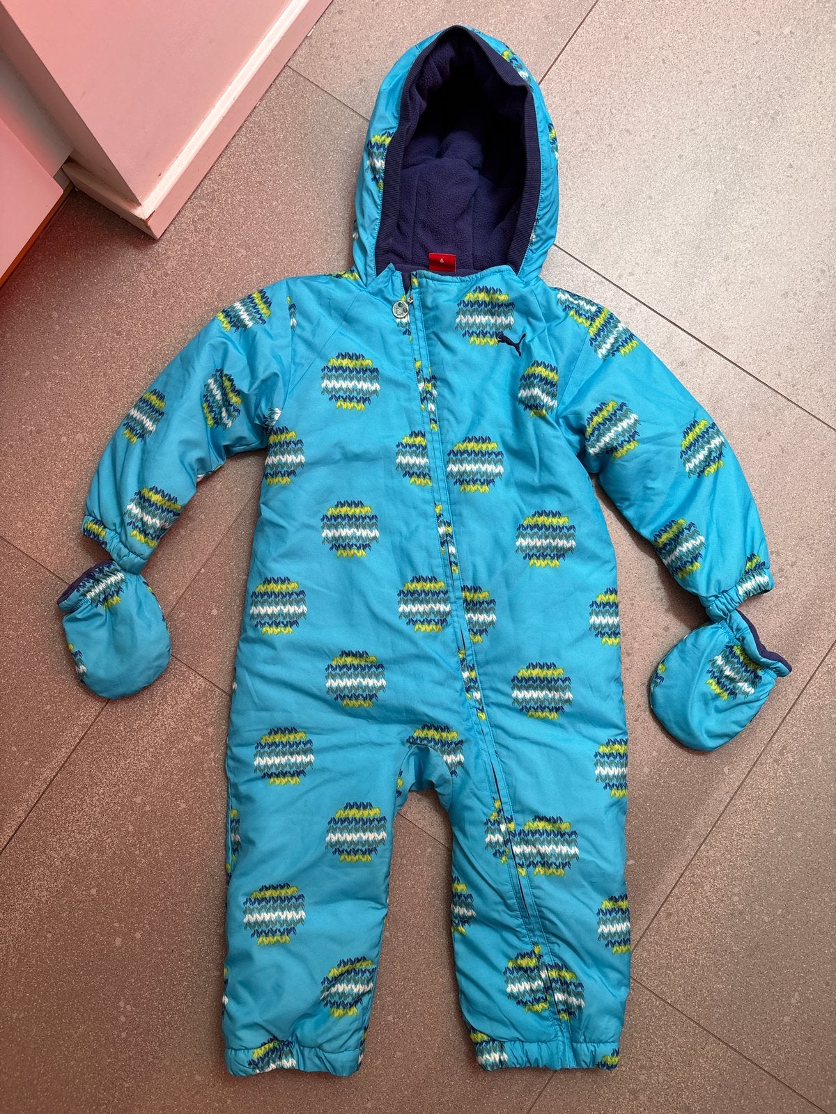 Puma Skipak Maat 104 - Blauw met Patroon, Kinderen en Baby's, Kinderkleding | Maat 104, Ophalen of Verzenden, Gebruikt, Jongen of Meisje