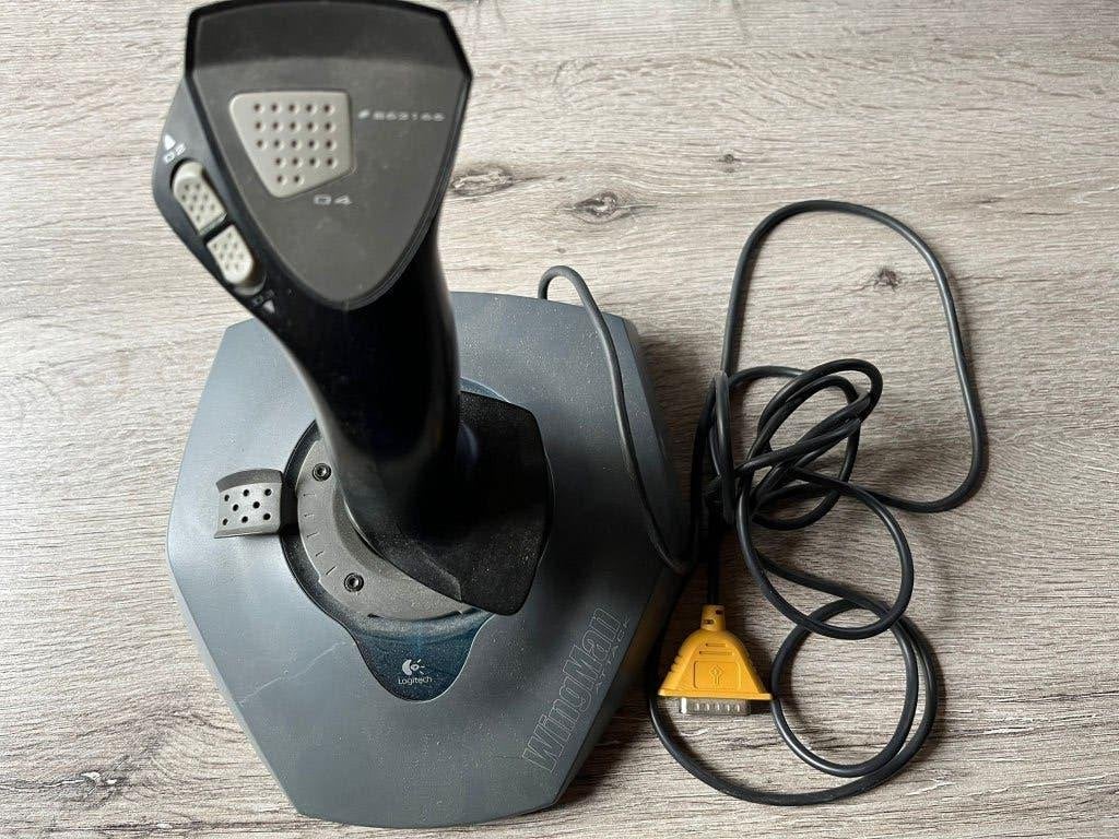 joystick wingman attack, Computers en Software, Ophalen of Verzenden, Gebruikt, Logitech Wingman
