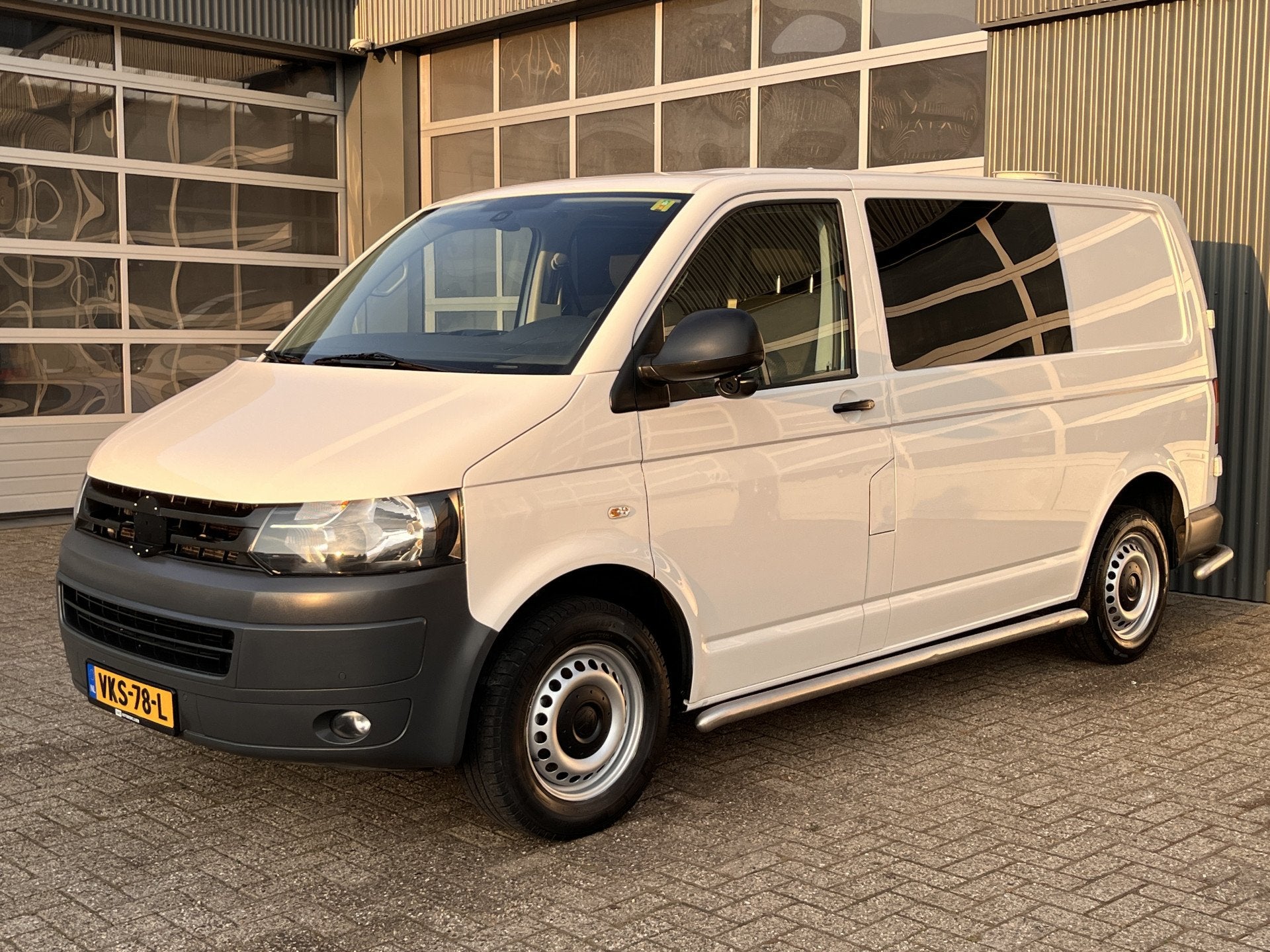 Volkswagen Transporter 2.0 TDI L1H1 Marge Btw vrij 140pk Dsg, Euro 5, Stof, Gebruikt, Zwart