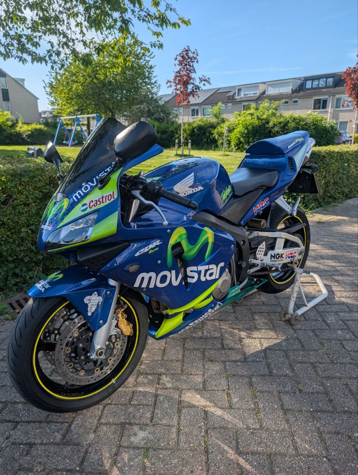 Honda CBR600RR Bj2003 orgineel Movistar Edition, 4 cilinders, Motorrijbewijs A, Super Sport, Particulier