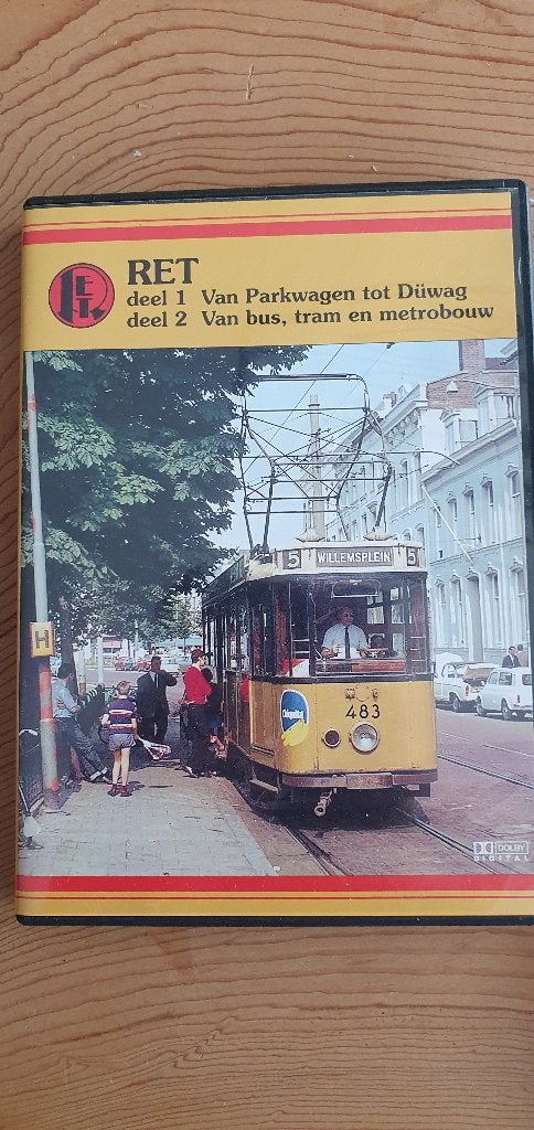 dvd RET DEEL 1 EN 2, Ophalen of Verzenden, Zo goed als nieuw, Tram, Overige typen