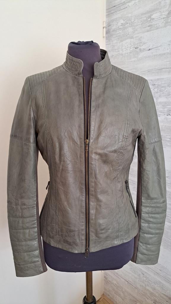 Leren Goosegraft jas, Kleding | Dames, Goosecraft, Ophalen of Verzenden, Zo goed als nieuw, Maat 36 (S)