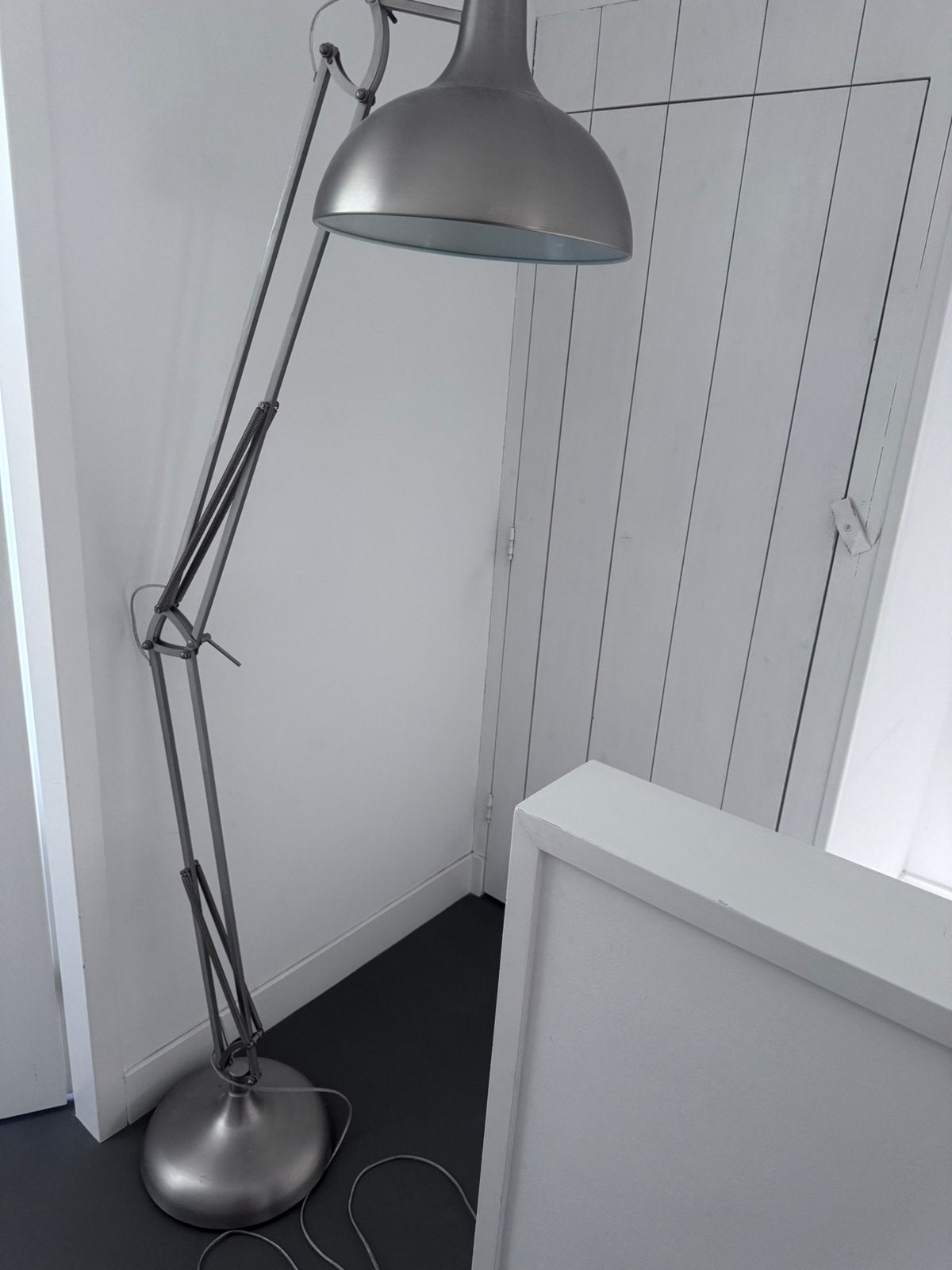 Grote industriële staande lamp, Ophalen, Zo goed als nieuw, 150 tot 200 cm