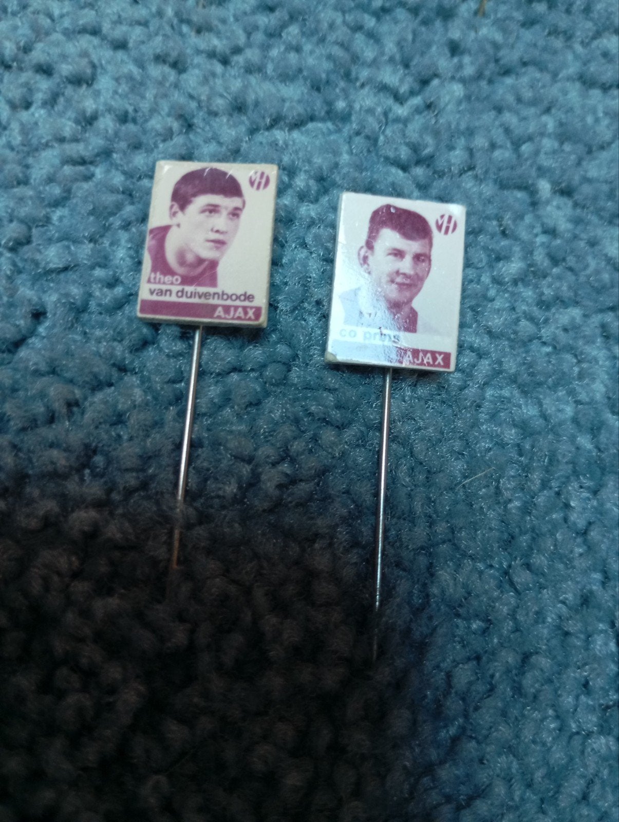 Vintage Ajax van Duijvenbode + Co Prins spelers, Verzenden, Zo goed als nieuw, Sport