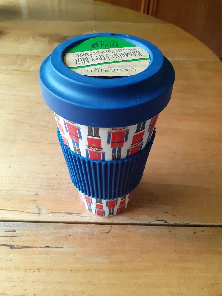 Warmhoud(koffie)beker, bamboe, Changing of the Guards, UK, Overige materialen, Overige merken, Overige typen, Nieuw