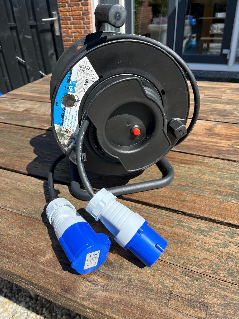 Kabelhaspel 25 meter, Ophalen, Nieuw