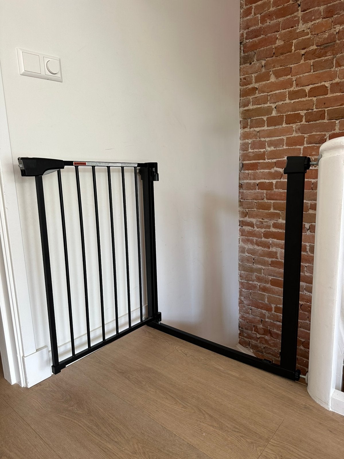 Traphekje | Baby Gate, Kinderen en Baby's, Traphekjes, Zo goed als nieuw, Overige typen, Aluminium, 115 cm of meer, Ophalen