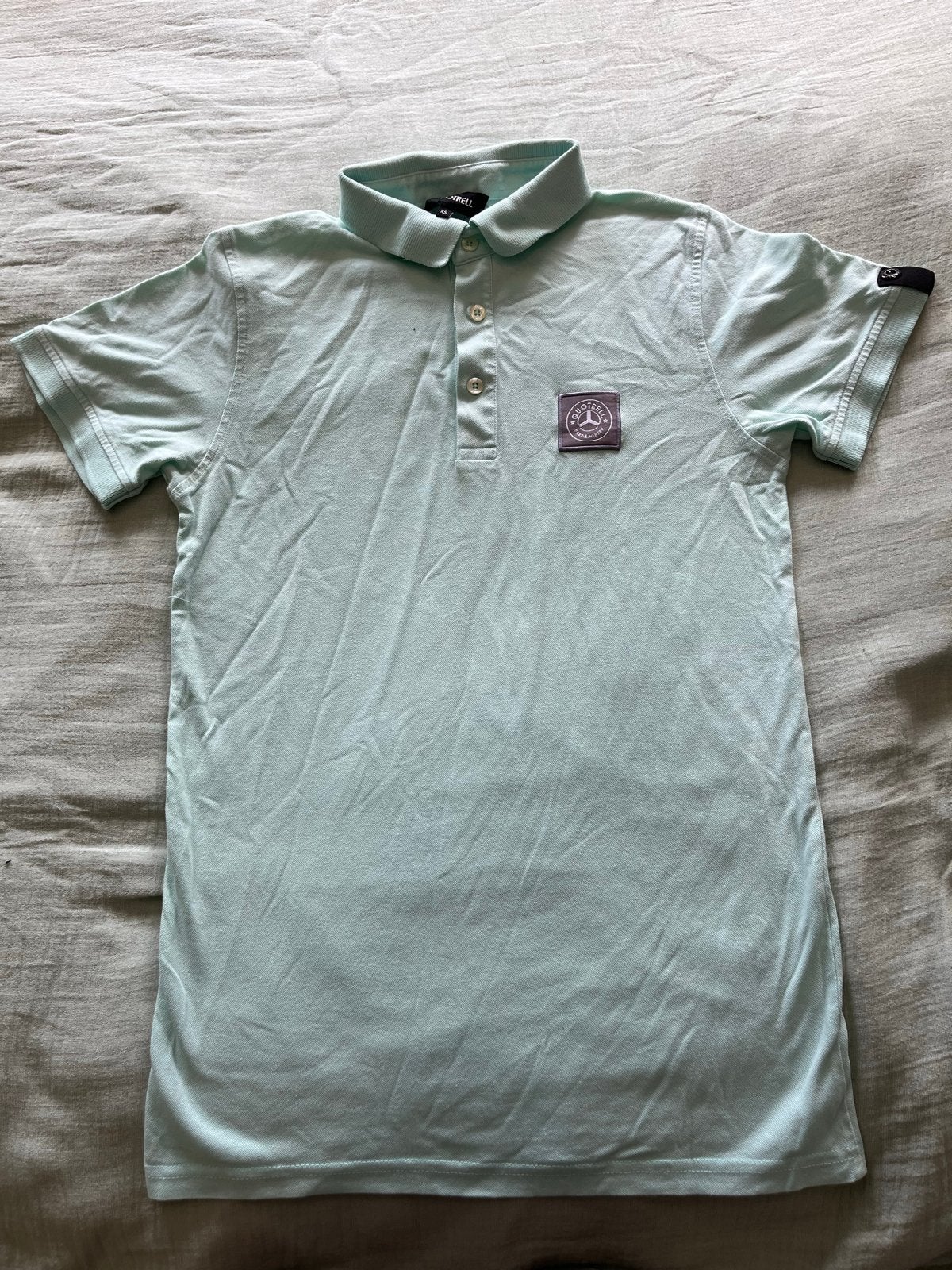 Quotrell polo shirt - Mintgroen - Z.g.a.n., Ophalen of Verzenden, Zo goed als nieuw, Maat 46 (S) of kleiner, Groen