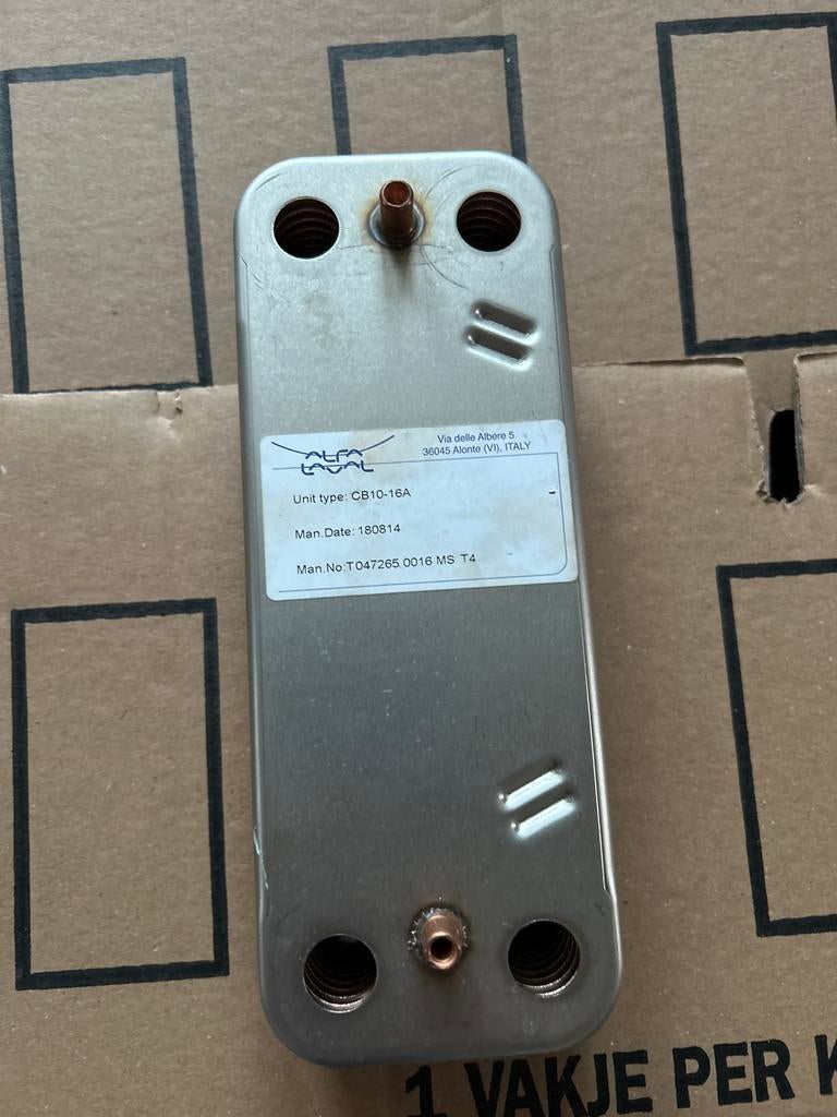 CV Platenwisselaar Nefit Remeha - Warmtewisselaar, Doe-het-zelf en Verbouw, Verwarming en Radiatoren, Nieuw, Cv-ketel of Combi-ketel