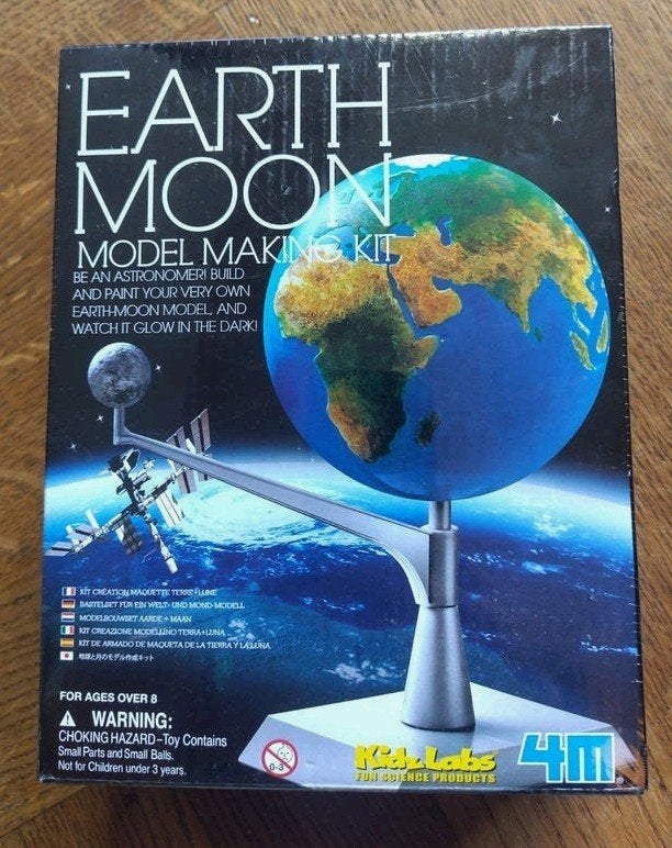 Earth Moon Model Making Kit - Bouw je eigen aarde en maan, Ophalen of Verzenden, Nieuw