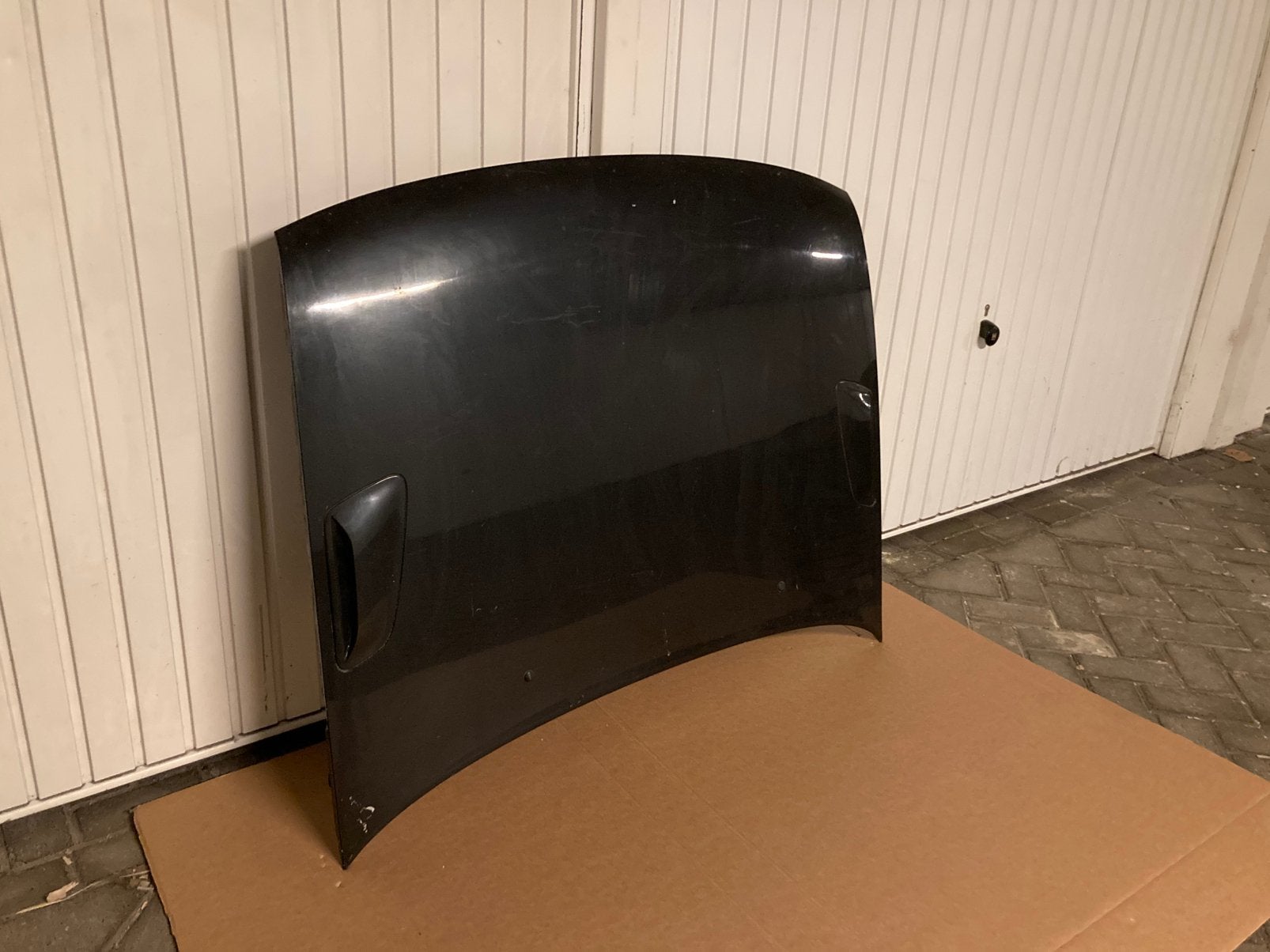 Motorkap Opel Astra F GSi Antraciet / Zwart / E266, Ophalen, Gebruikt, Voor, Opel