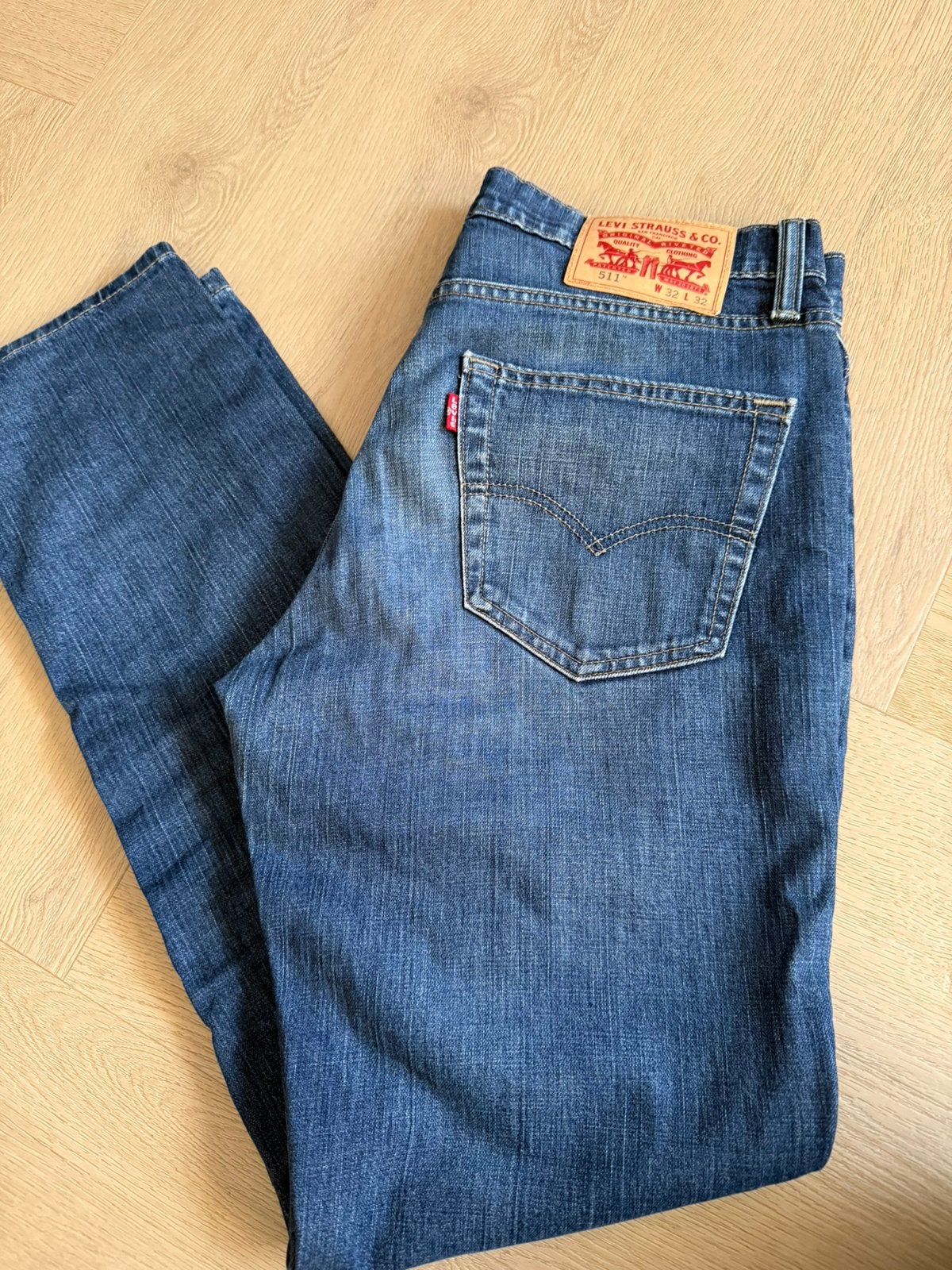 Levi’s spijkerbroek, Kleding | Heren, Verzenden, Zo goed als nieuw, Blauw, W32 (confectie 46) of kleiner