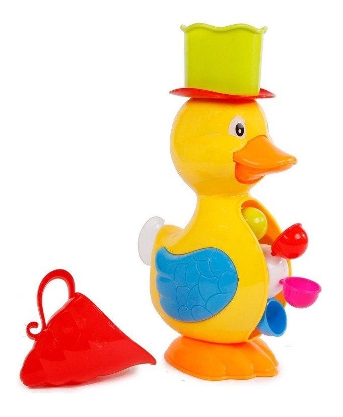 Badeend met watermolen, Ophalen, Zo goed als nieuw, Badeend, Waterrad
