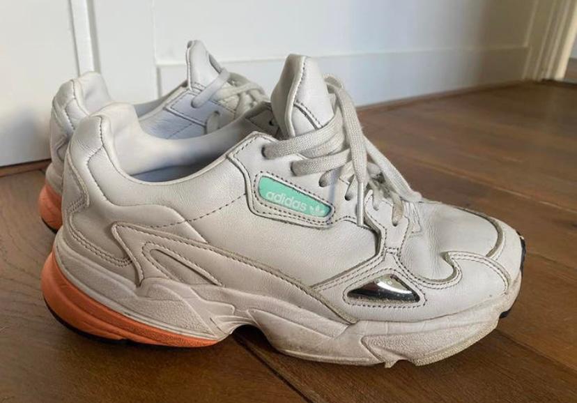 Adidas sneakers maat 38 2/3, Wit, Ophalen of Verzenden, Sneakers of Gympen, Gedragen