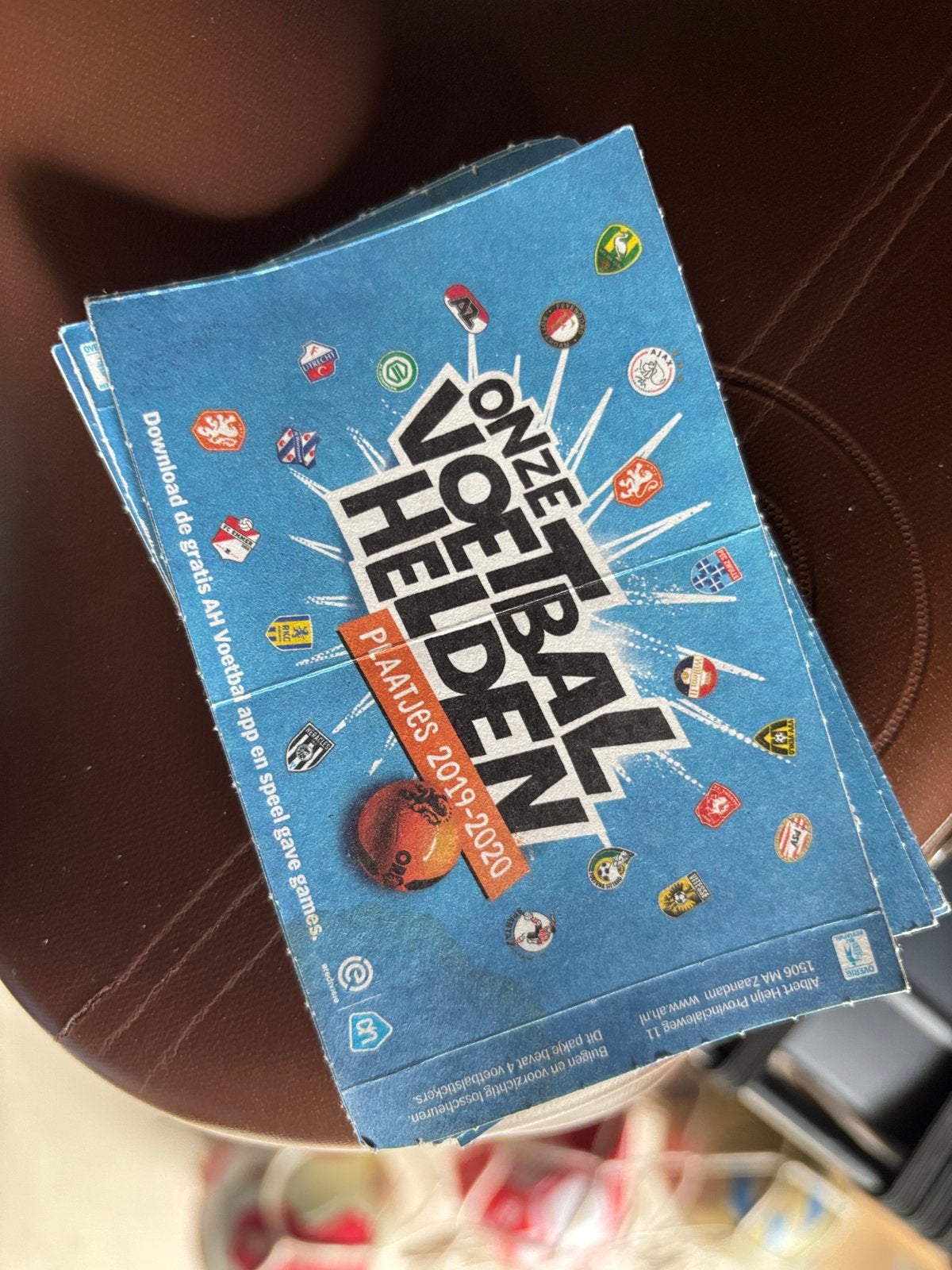 AH Voetbal Helden Plaatjes 2019-2020 (4 stickers), Ophalen, Nieuw, Sticker