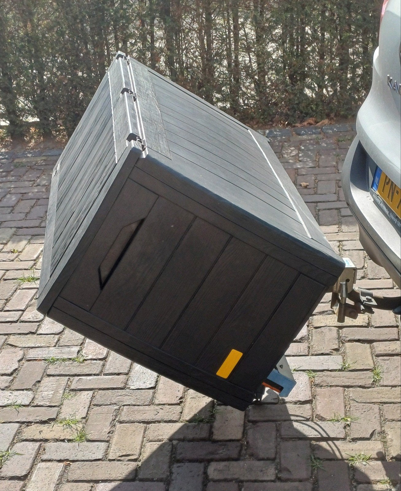 Bagage koffer Trekhaakbox Kantelbaar, Ophalen, Gebruikt