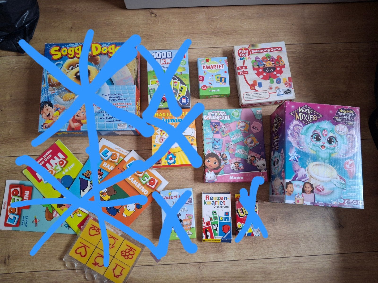 Leuke spelletjes, puzzels, lego, Ophalen
