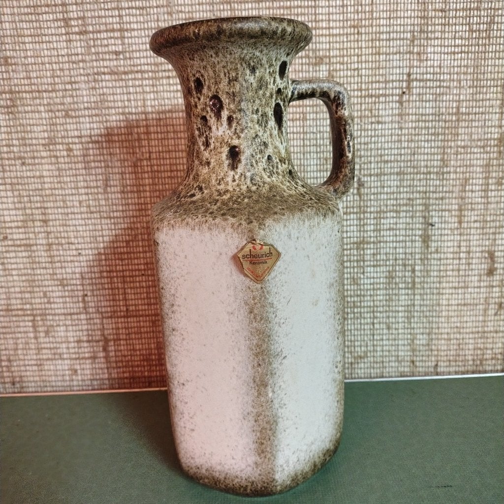 vintage vaas van Scheurich Keramik 497-28, Ophalen of Verzenden
