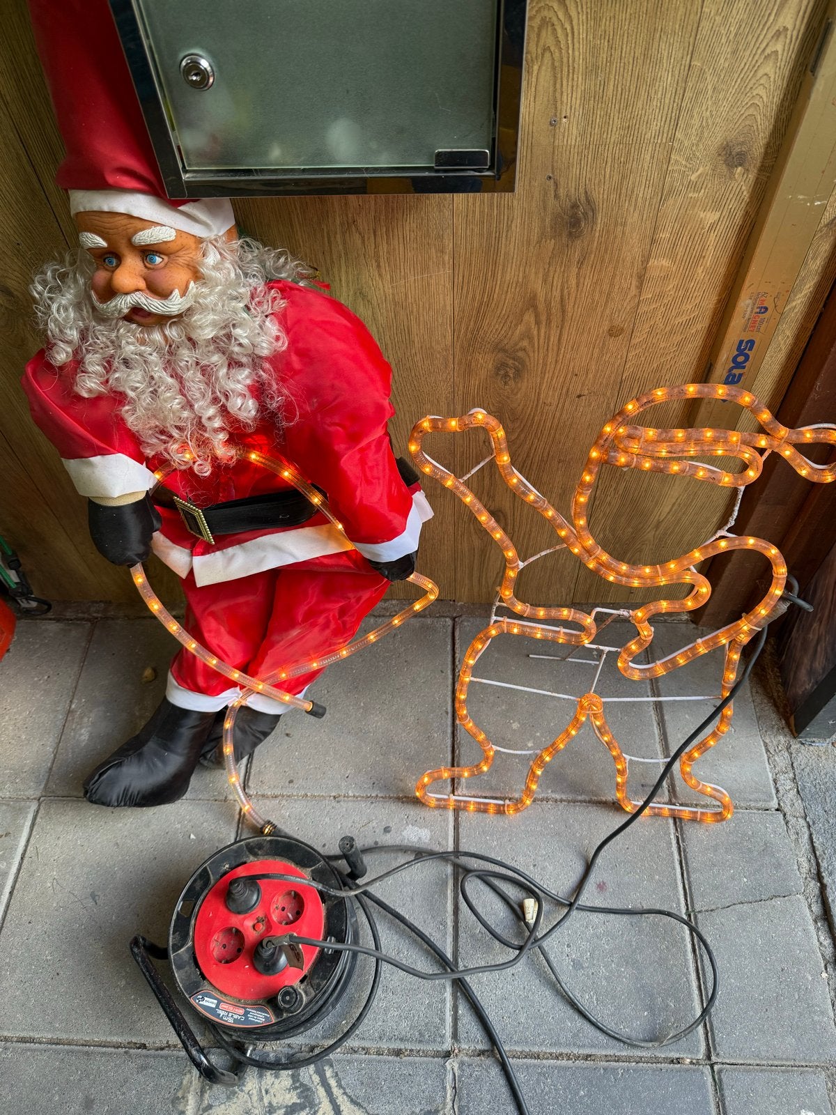 Buiten kerstverlichting, Diversen, Kerst, Ophalen