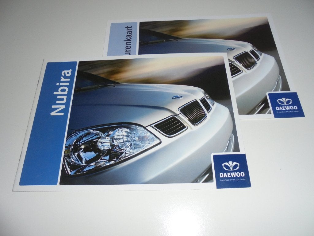 brochure Daewoo Nubira  2004, Ophalen of Verzenden, Gelezen, Overige merken
