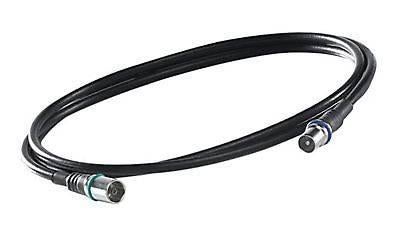 Wisi DS 37 U 0300 TV coax-kabel 3 m IEC Zwart (Nieuw), Ophalen, Nieuw, 2 tot 5 meter, Coaxiale kabel