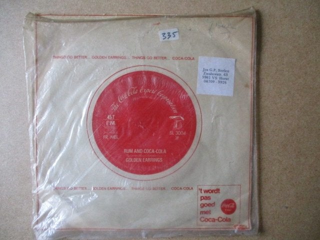 s2334 golden earrings - rum and coca-cola 2, Cd's en Dvd's, Ophalen, Gebruikt, 7 inch, Overige genres