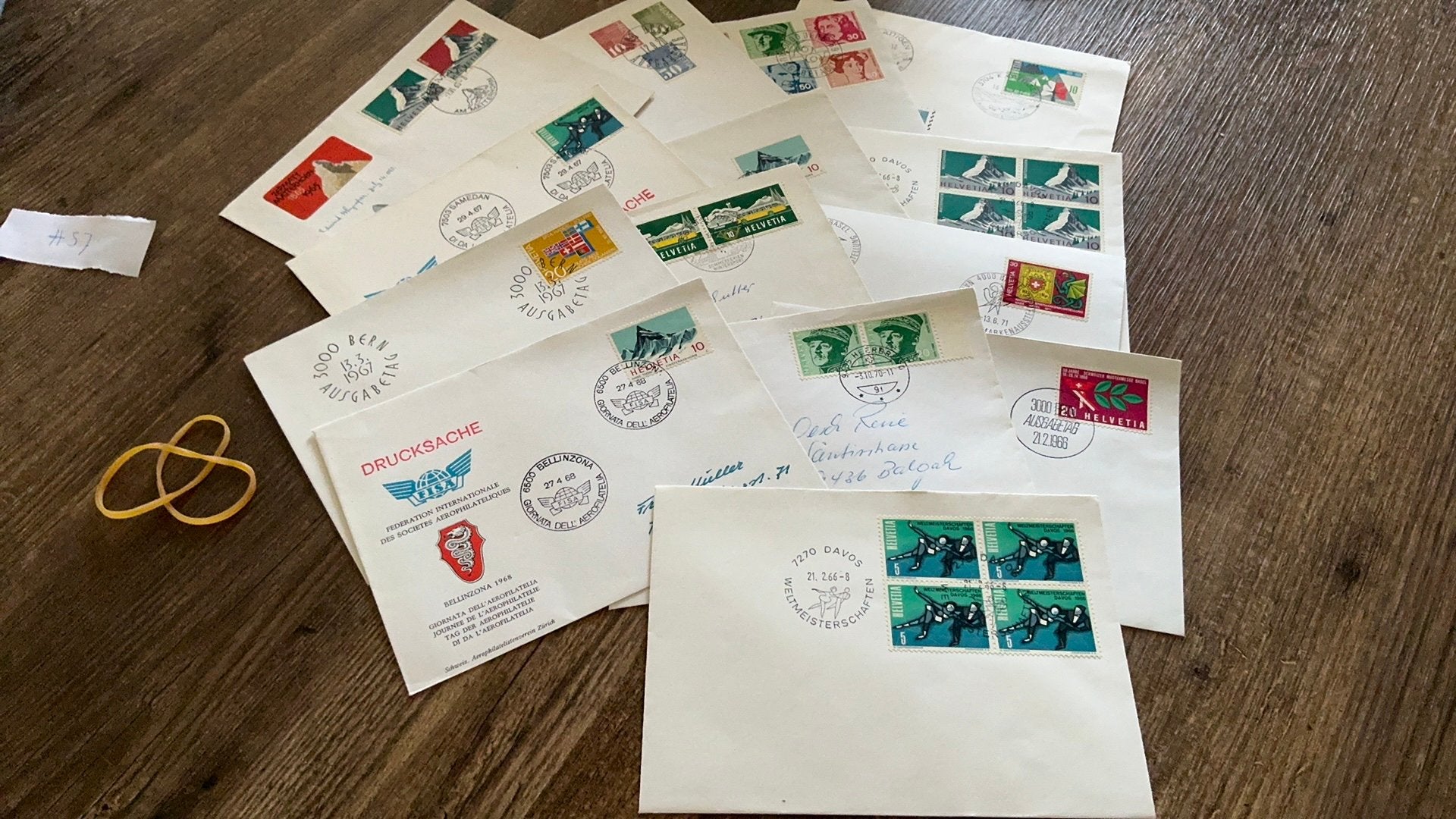 #57 Verzameling FDC’s Zwitserland, Postzegels en Munten, Ophalen of Verzenden