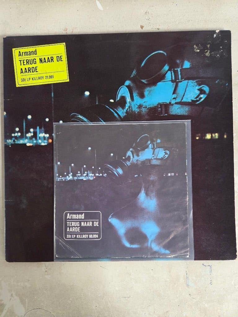 Nederbeat lp + 7" single ARMAND: TERUG NAAR DE AARDE, LP, Gebruikt, Ophalen of Verzenden, Pop