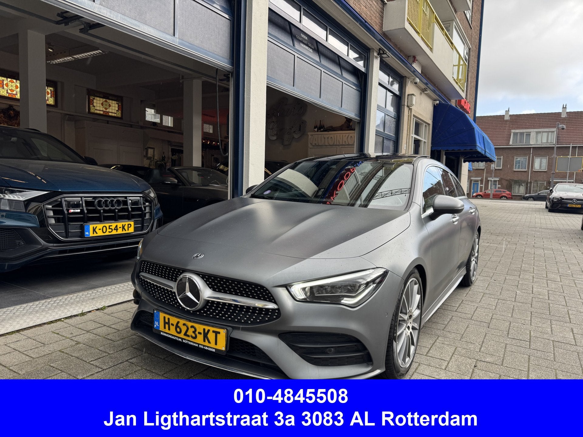 Mercedes-Benz CLA-Klasse Shooting Brake 200 AMG Premium Plus, Auto's, Gebruikt, 4 cilinders, Leder en Stof, Origineel Nederlands