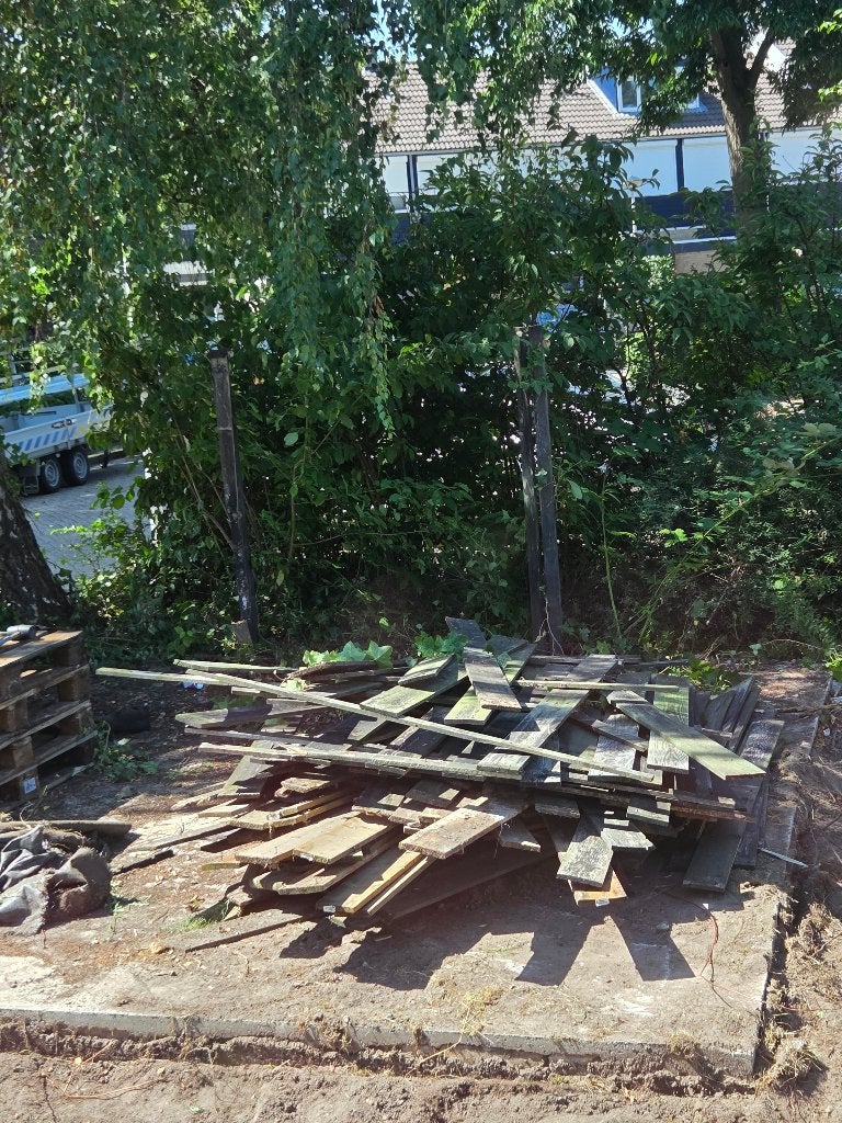 Schutting hout/planken, Tuin en Terras, Ophalen, Minder dan 3 meter, Hout, 1 tot 2 meter